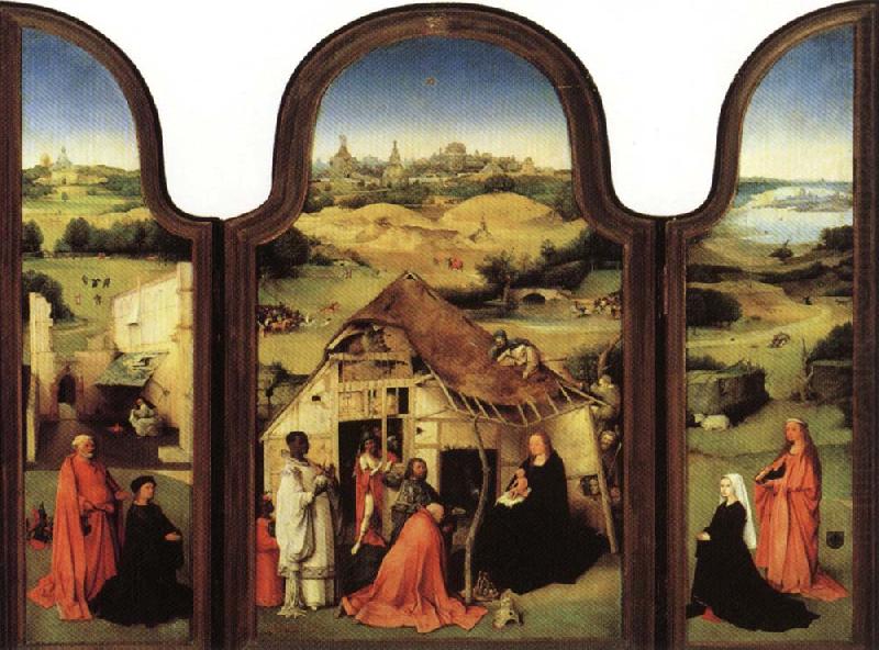 BOSCH, Hieronymus Triptych of the Epiphany china oil painting image